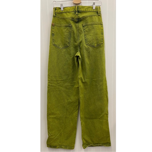 Urban Outfitters | BDG High Rise Baggy Jeans in Electric Green Sz 27 - Picture 7 of 10